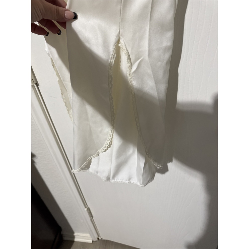 Christian Dior Neiman Markus Vintage Ivory Full Slip Size Large Satin Silky USA - Picture 9 of 16